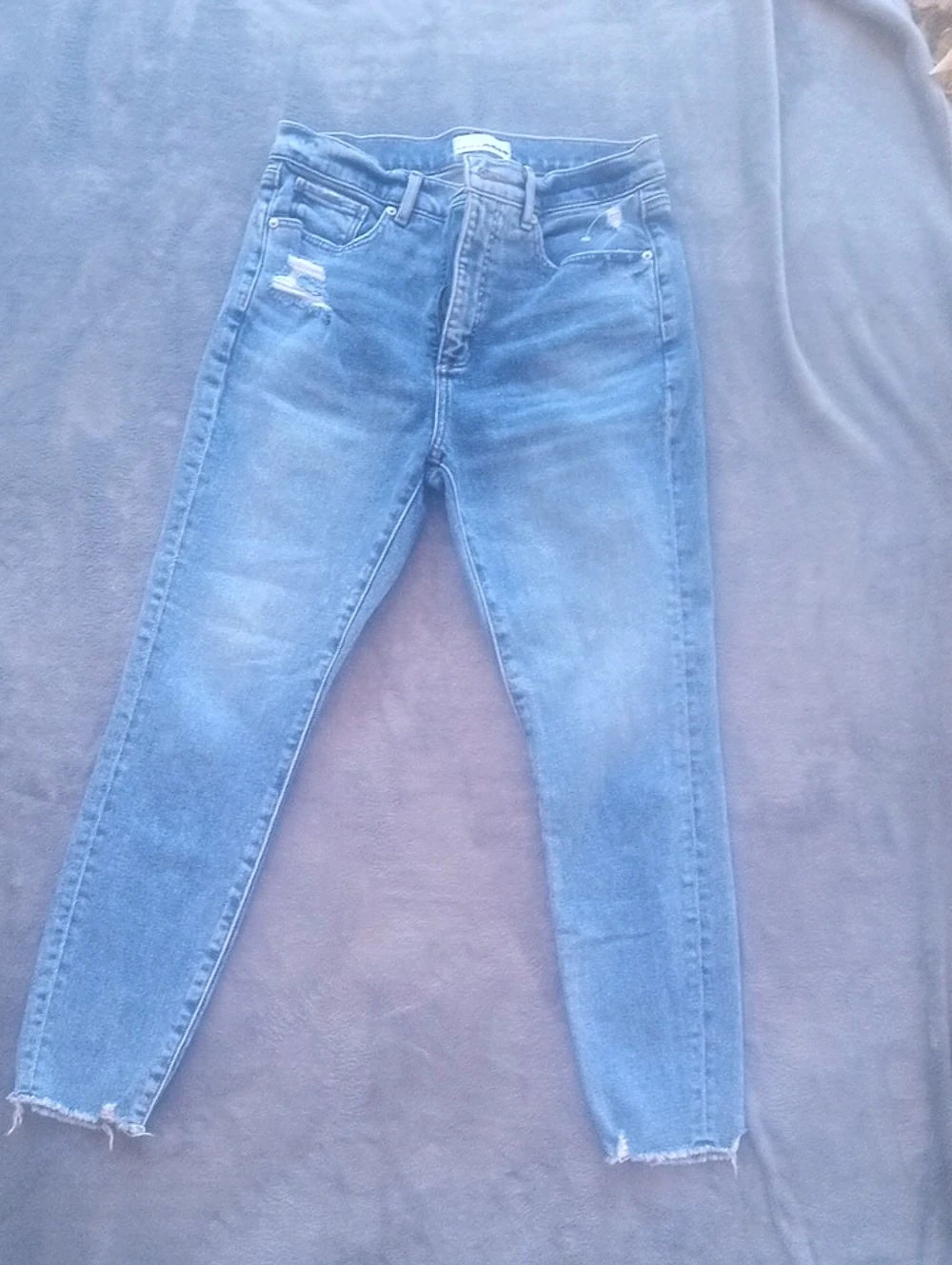 Loft Skinny Jeans Waist 29 Blue
